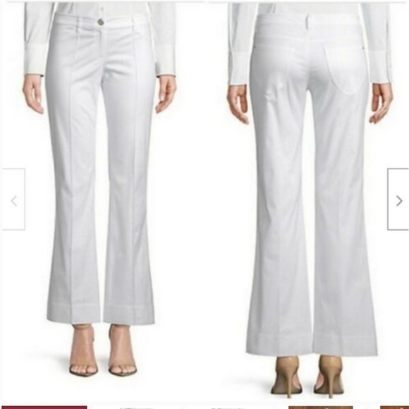 Robert Graham Pants - Robert Graham Taylor White Wide Boot Flare 6